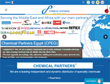 Tablet Screenshot of chempart-eg.com